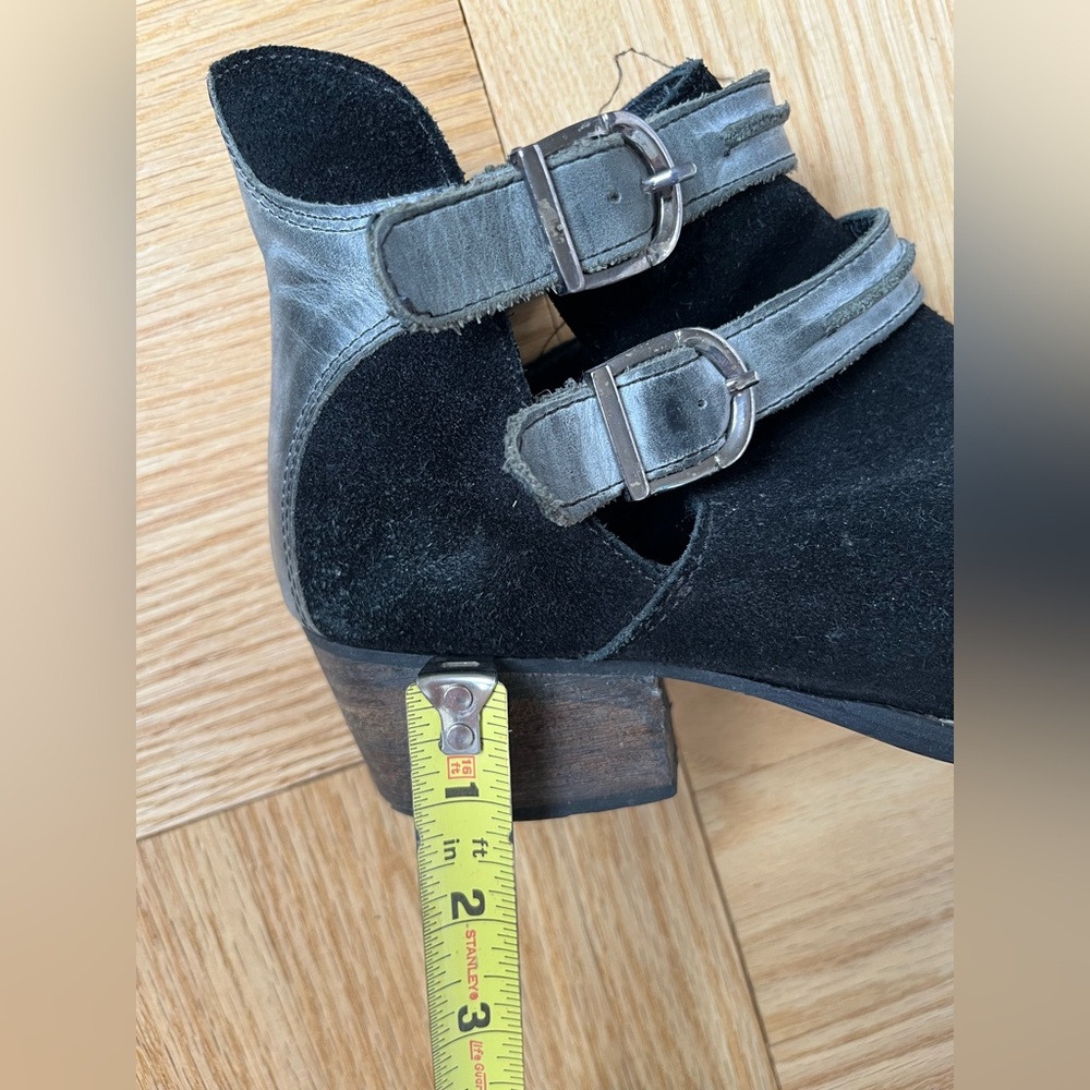 Steve Madden Black Buckle Boots - Picture 7 of 7